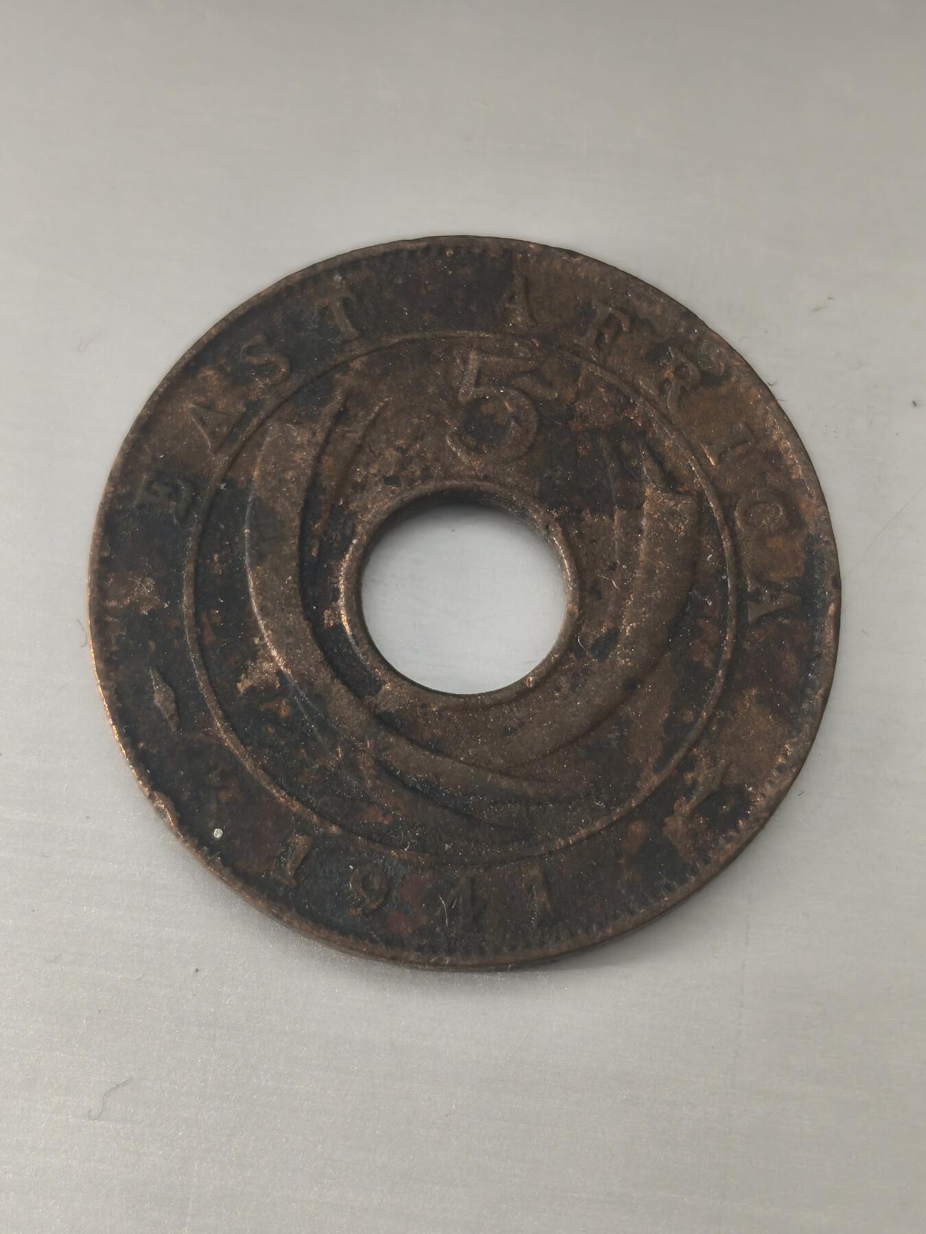 Krab外币市集Vol.11 东非1941年5分