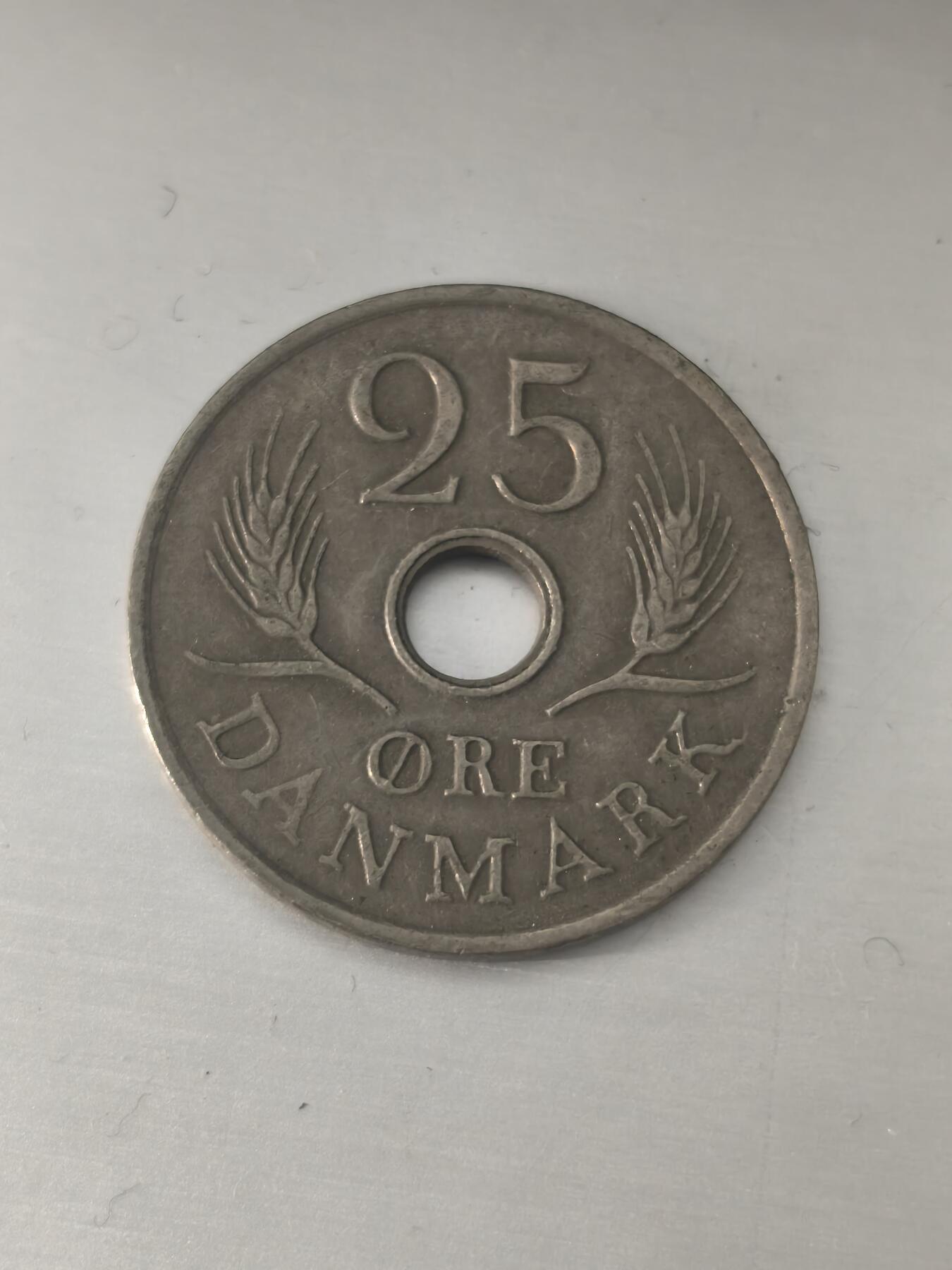 Krab外币市集Vol.11 丹麦1968年25欧尔