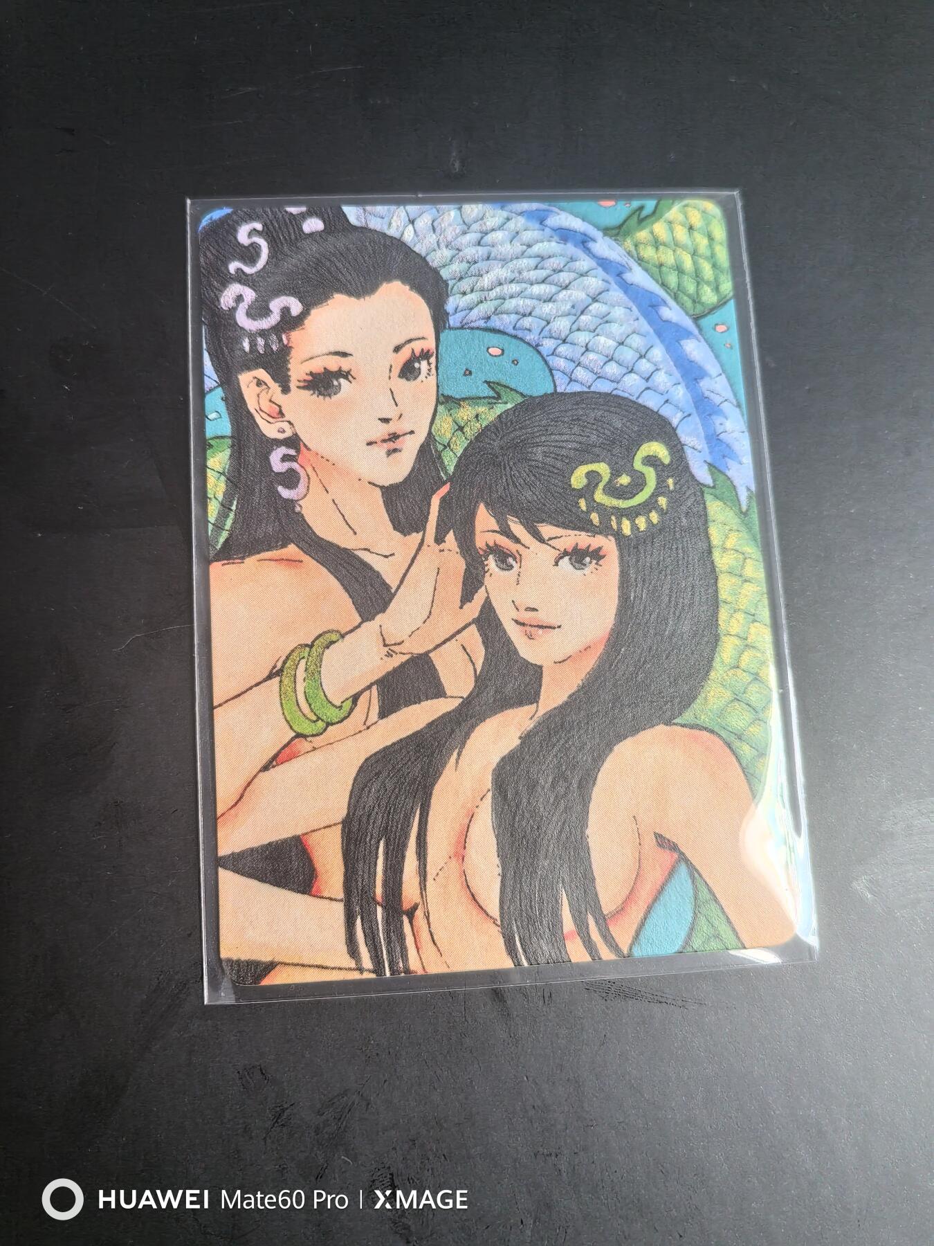 卡牌限时020期活动专场 （全新）小花瓣-灵蜕仙韵（青蛇白蛇）手绘复刻限编1张