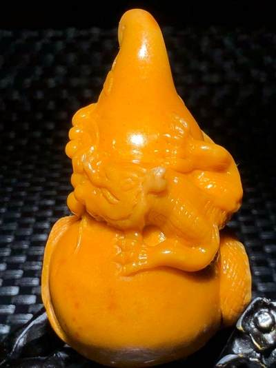 ❤️金丝玉高品质地表老料鸡油黄籽料福禄小摆件把件(28067)规格92*54*45mm重量218g - ❤️金丝玉高品质地表老料鸡油黄籽料福禄小摆件把件(28067)规格92*54*45mm重量218g