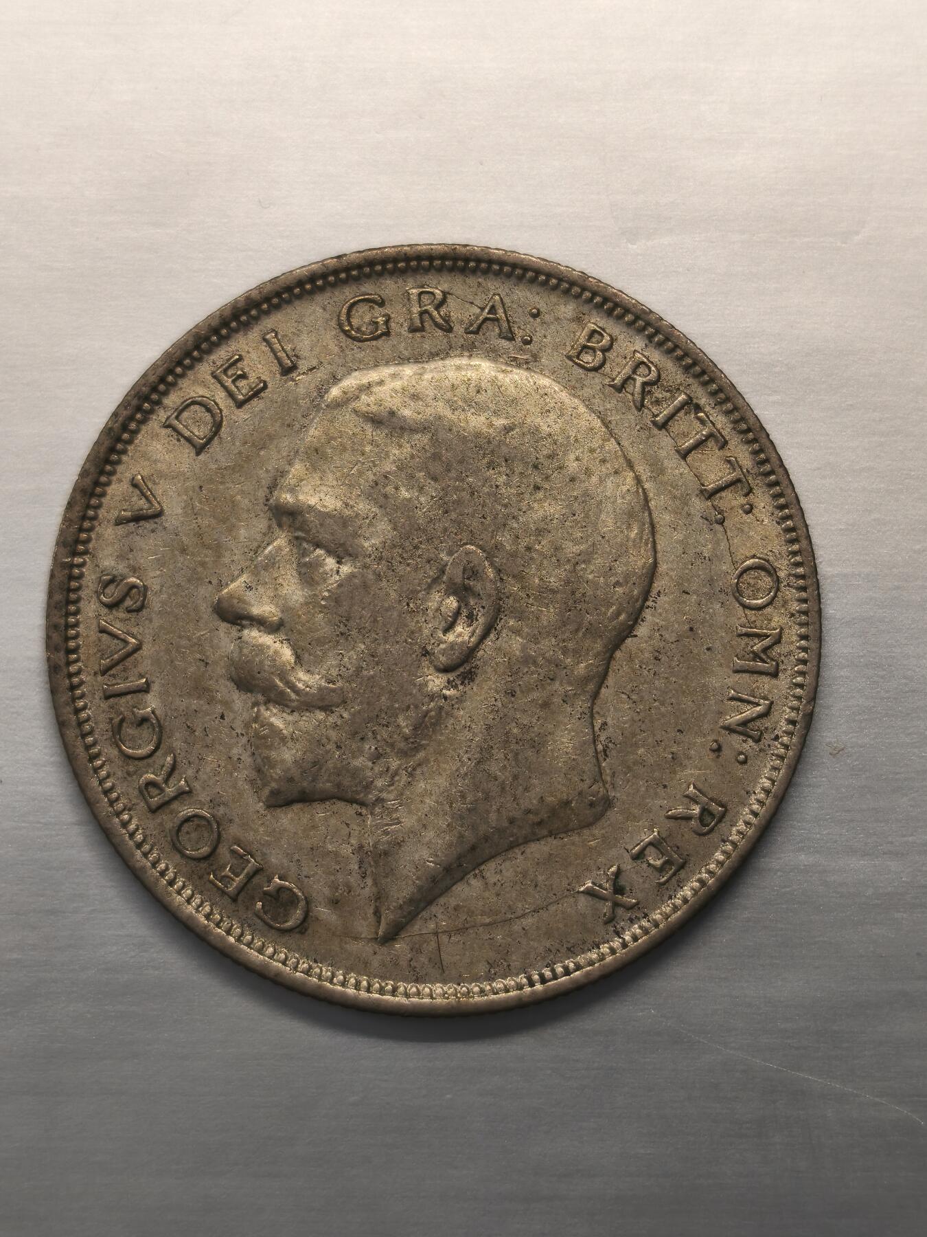 Krab外币市集Vol.12 英国1921年半克朗-高银