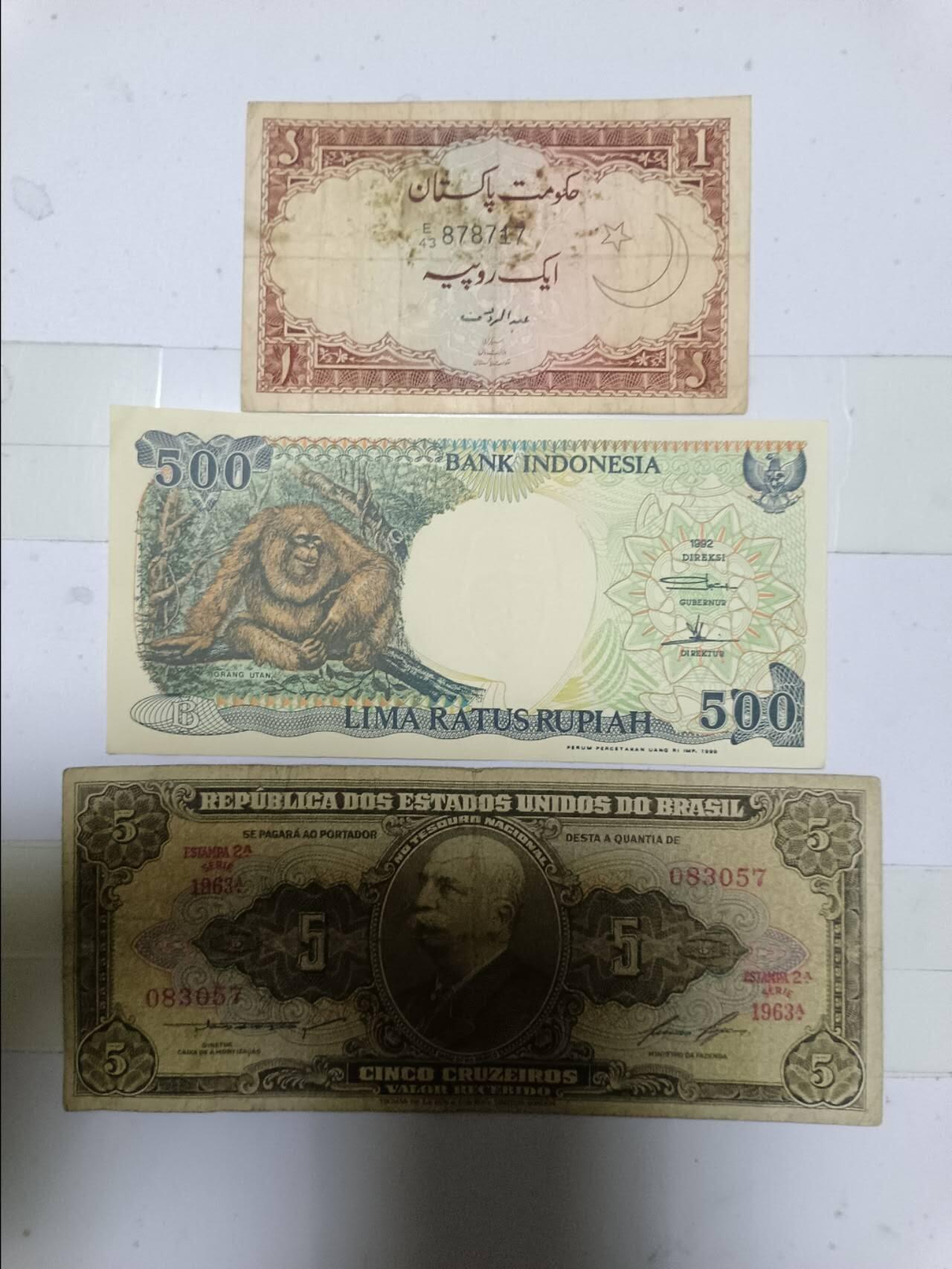 【20250603】非全新纸币第251场 外国3张纸币