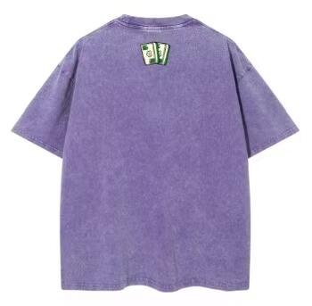 零元拍：艺术家 WAIWAI  OWSON 品牌260克水洗重磅潮流Oversize T恤L码拍品为L码，颜色以实物为准