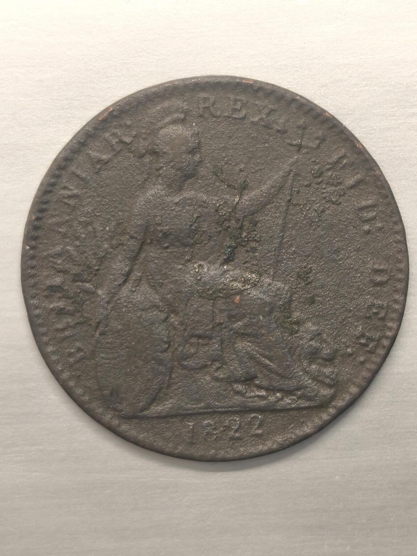 Krab外币市集Vol.12 英国乔治四世1822年1法新