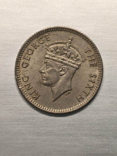 Krab外币市集Vol.12 北婆罗洲1948年5分