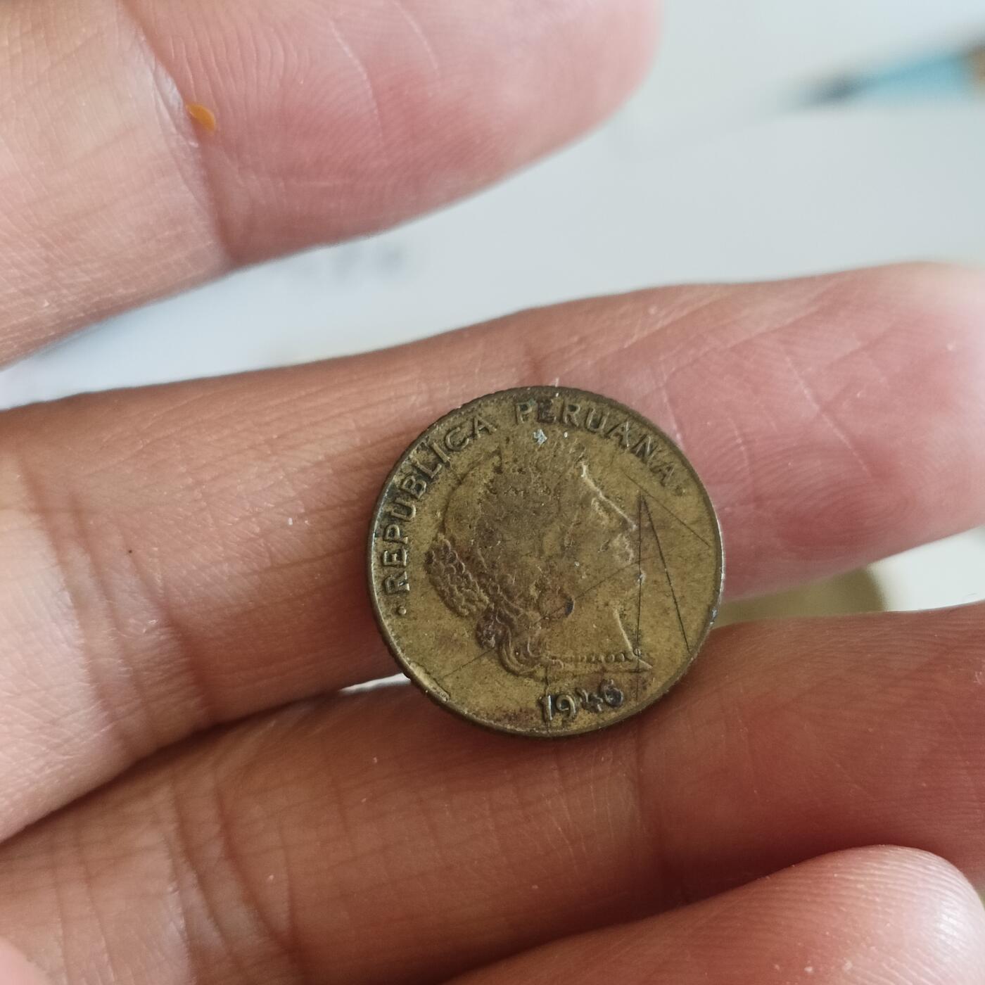泡泡币外币第四十一场可代拍15038385335微信 秘鲁48年5分