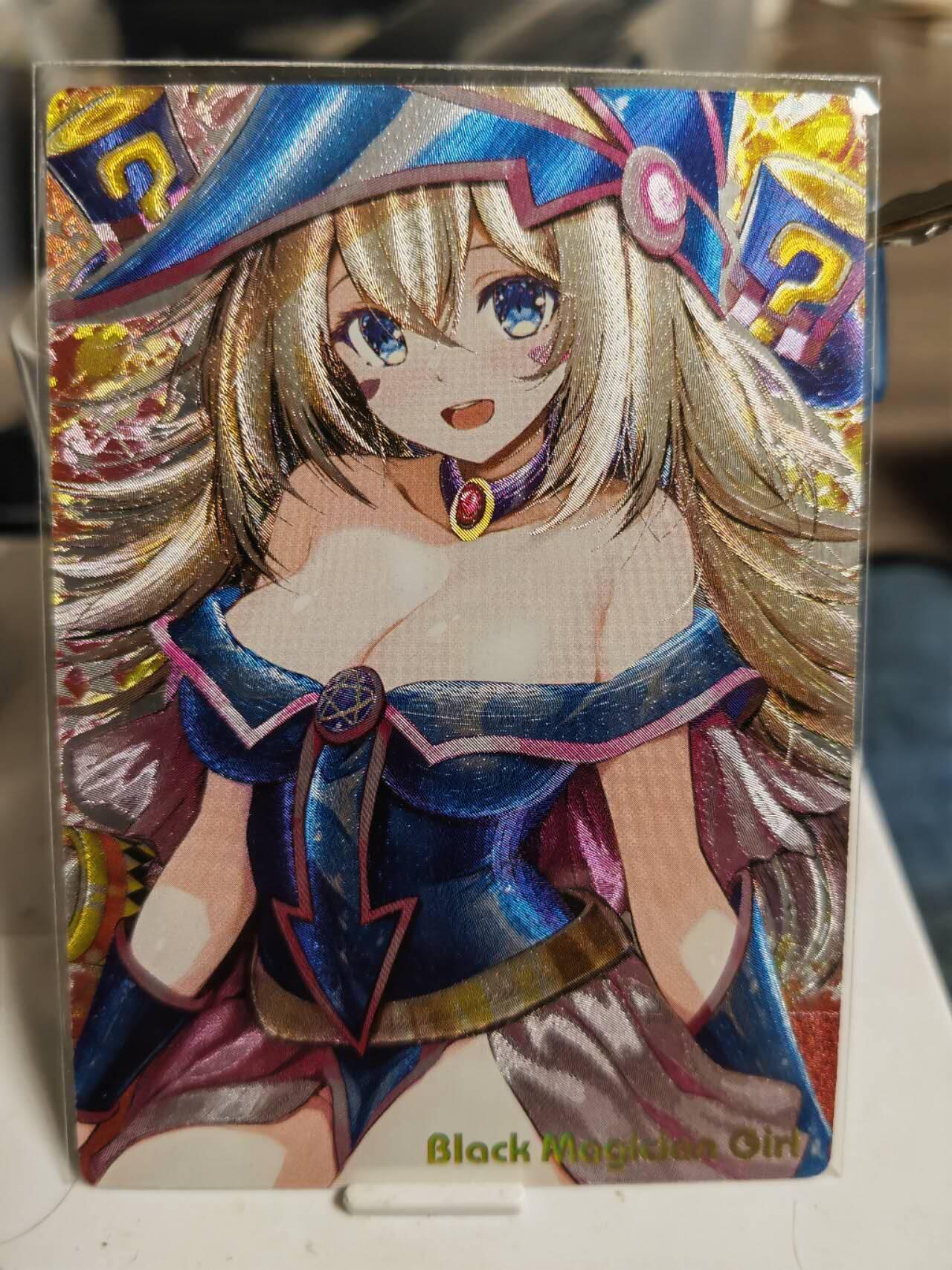 阳大大卡牌超级大甩拍第55期（周五晚上九点截拍，持续收拍品，进群福利早知道） 奇点卡牌 淡漠专属定制 黑魔导女孩 粗闪工艺
