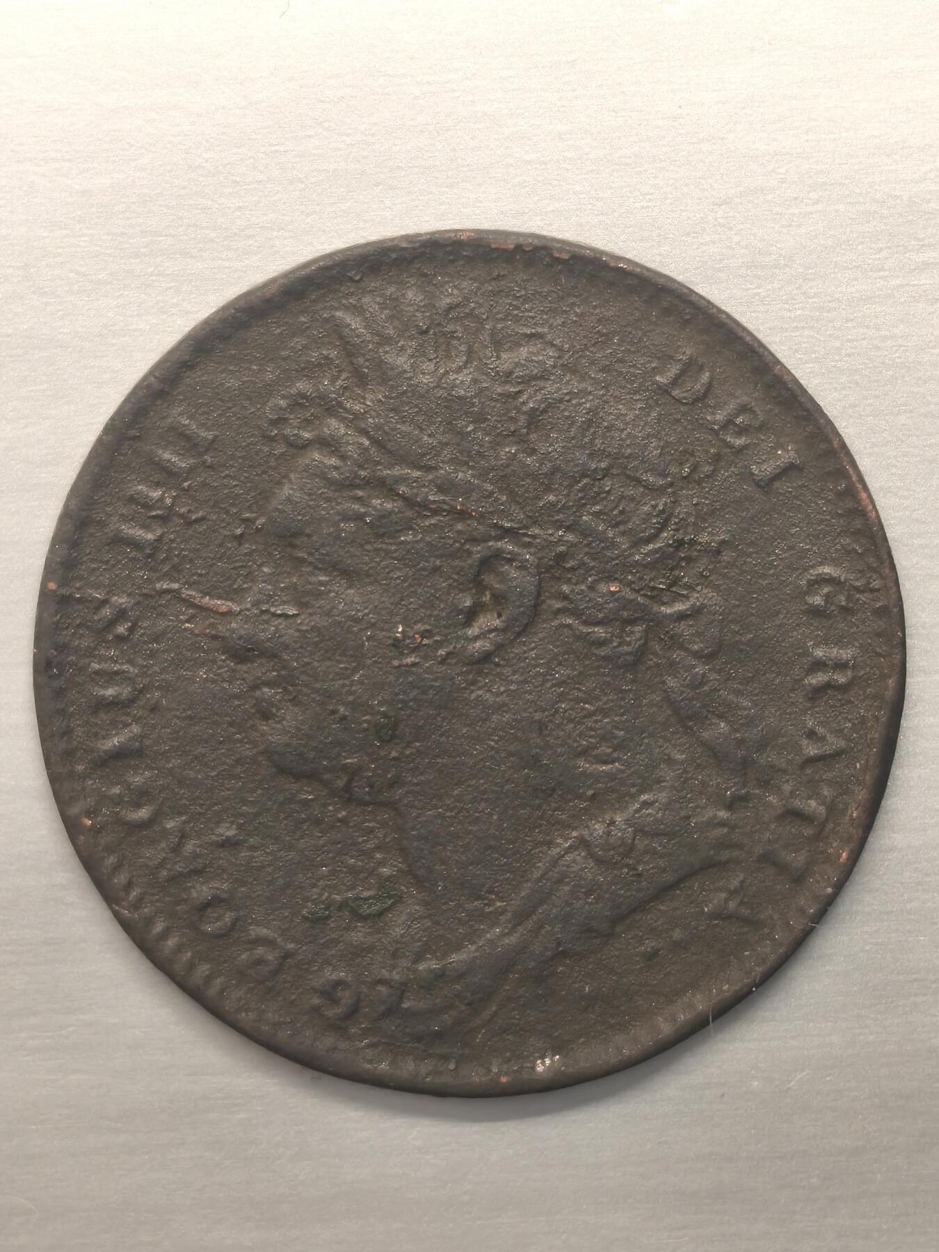 Krab外币市集Vol.12 英国乔治四世1822年1法新