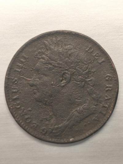 Krab外币市集Vol.12 英国乔治四世1822年1法新