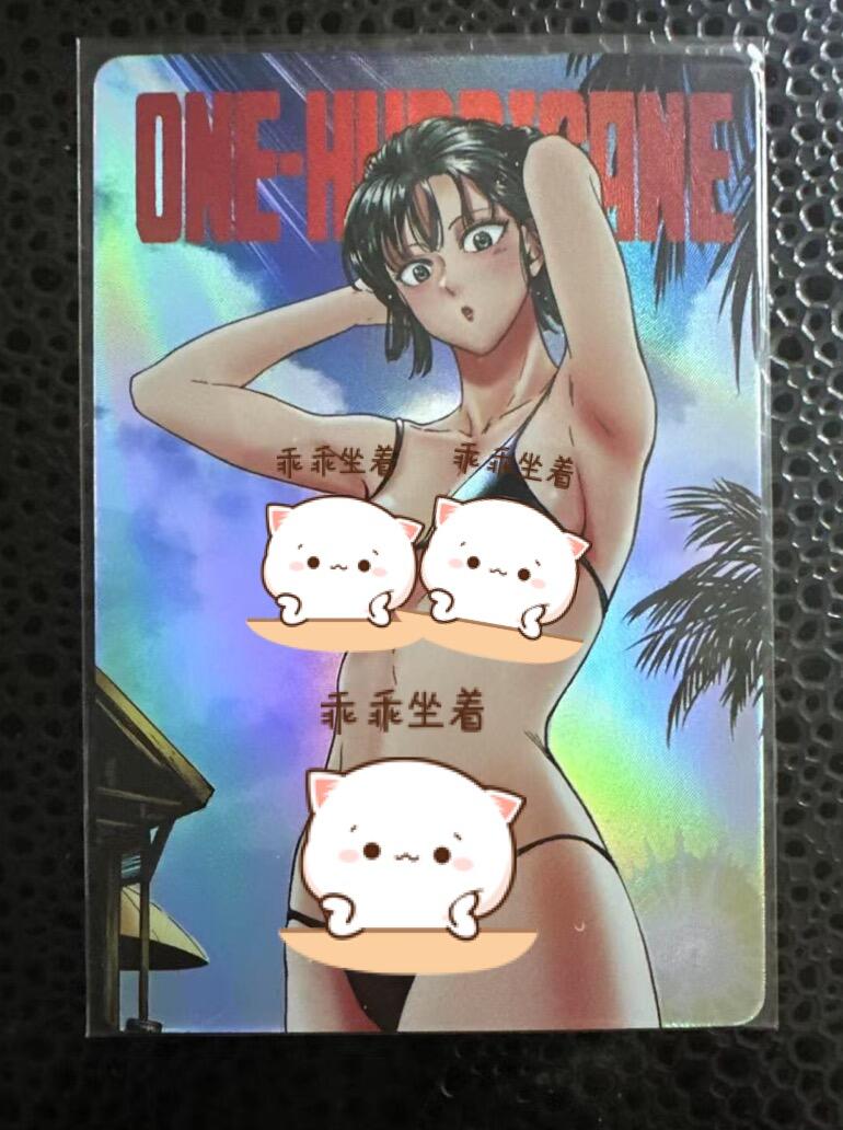童年记忆卡牌第二期 稀缺 藏无缺 一拳超人 彩闪 补偿卡 卡背带印章