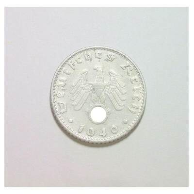 德国第三帝国1940年B版50芬尼 好品 - 德国第三帝国1940年B版50芬尼 好品