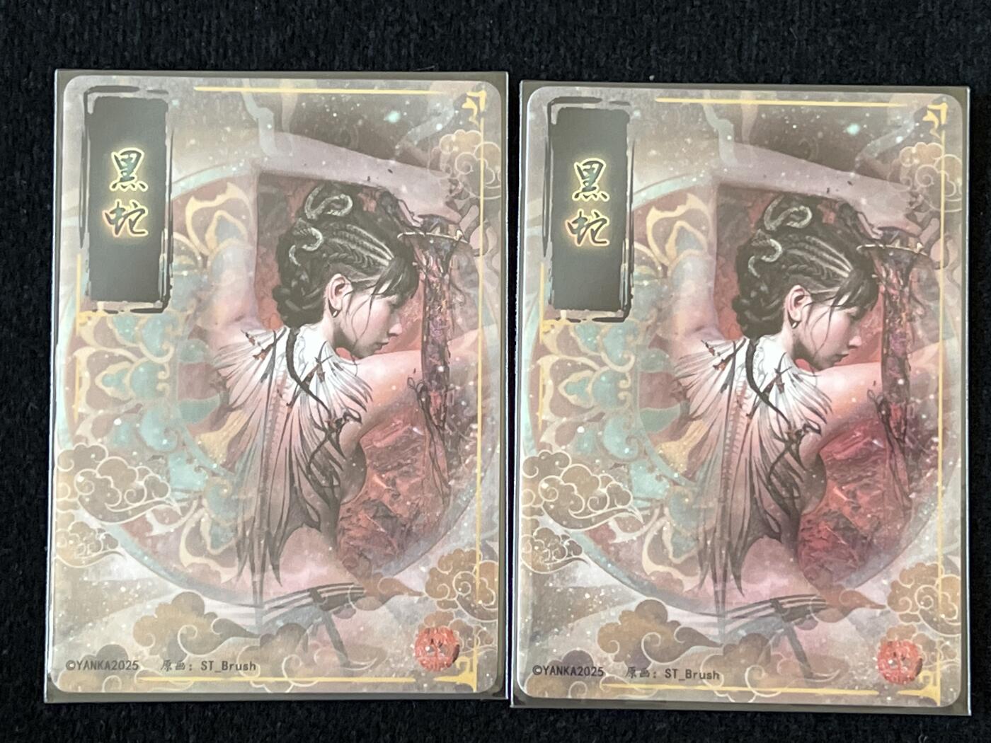 卡牌发烧友第5期（各类国潮卡牌，不寄存，自制卡难免瑕疵，可能存在出厂瑕疵，品控介意勿拍！） 燎原 黑蛇 幻粗 双服饰