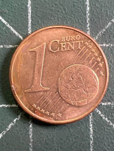 第1133  硬币专场 （无押金，捡漏，全场50包邮，偏远地区除外，接收代拍业务，本店十天发一次货） 捷克 1 欧分