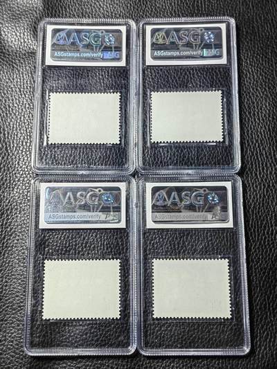 洪涛臻品批发群 精选邮票限时拍卖第1154期  T83天鹅新全 ASG两枚90OG，两枚95OG，注意抄底