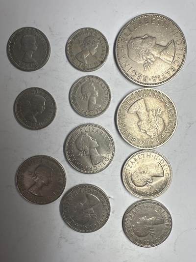 11.26散币、徽章专场 - 英国硬币11枚