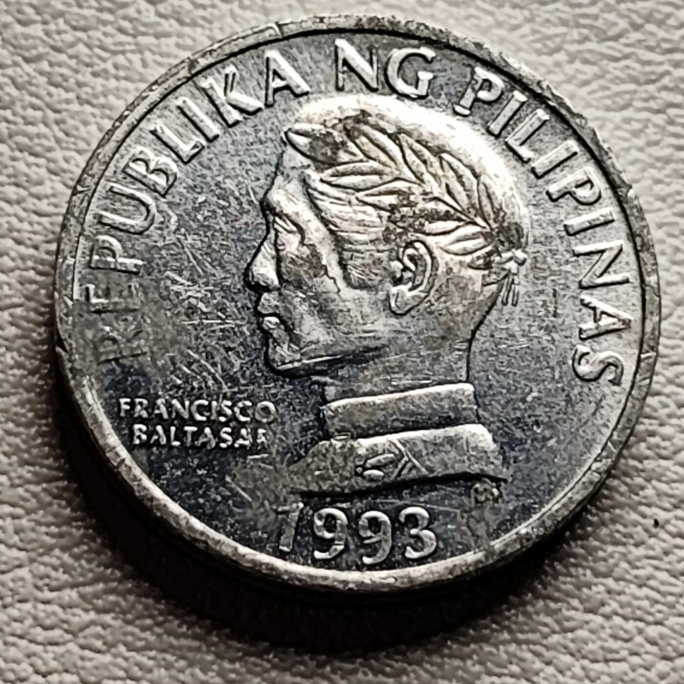 泉币菌-第33场-中外散币乐园 菲律宾1993年 10分 FAO纪念币 侏儒虾虎鱼 渔业大会
