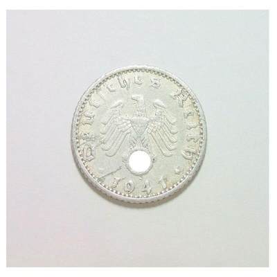 德国第三帝国1941年A版50芬尼 好品 - 德国第三帝国1941年A版50芬尼 好品