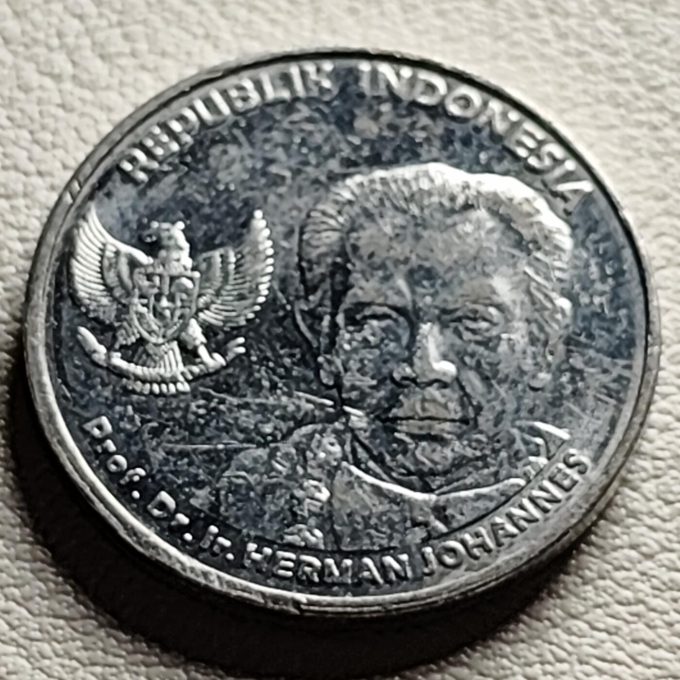 泉币菌-第32场-中外散币乐园 光品 印度尼西亚 100卢比铝币