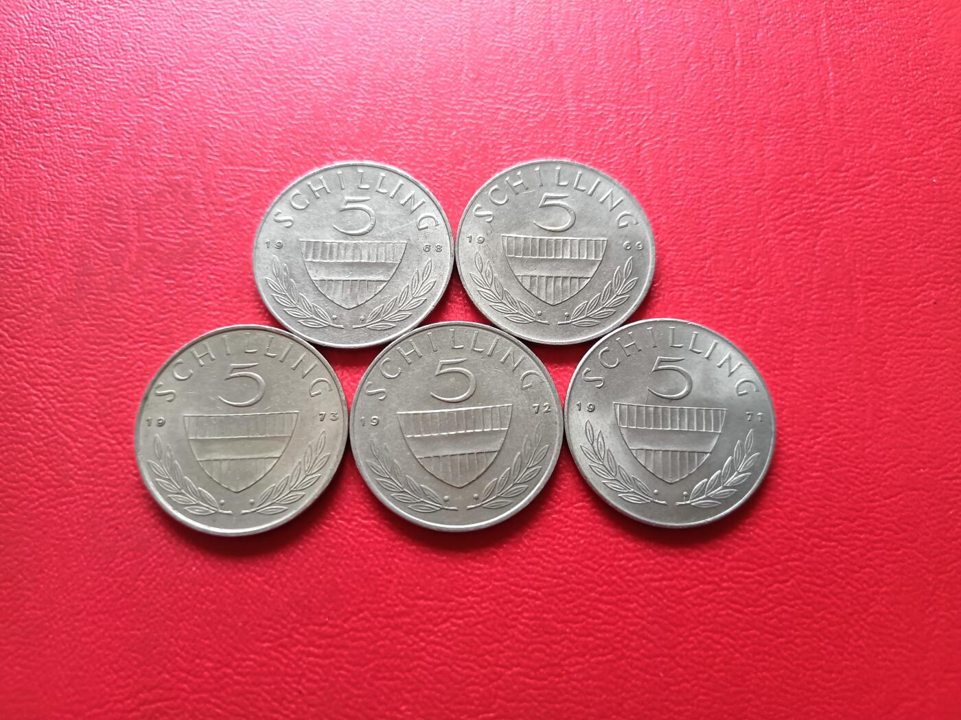 【云涧收藏】第三十一场 奥地利5先令5枚