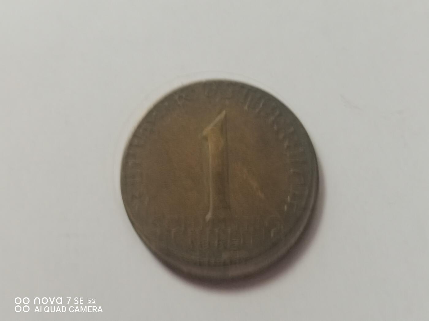 硬币 65年奥地利1先令