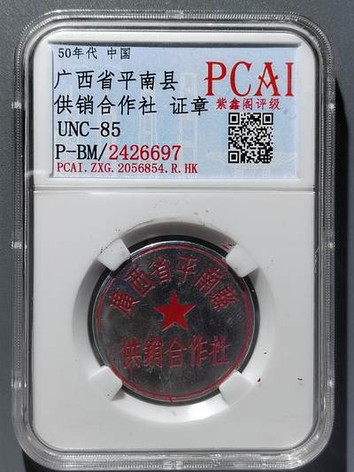 PCAI钱币  29-399  复品小专场 -  广西证章
