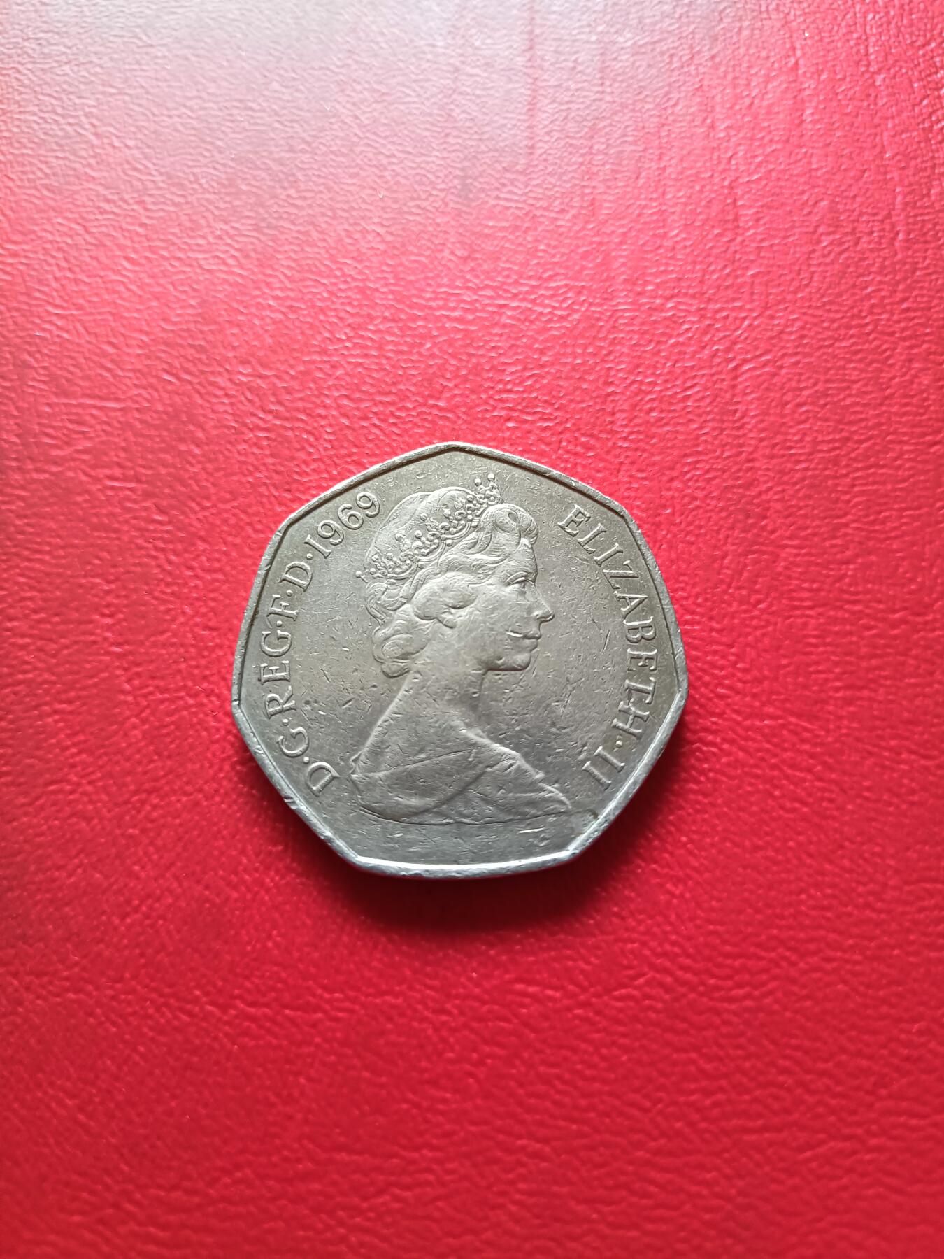 【云涧收藏】第三十一场 英国1969年50便士
