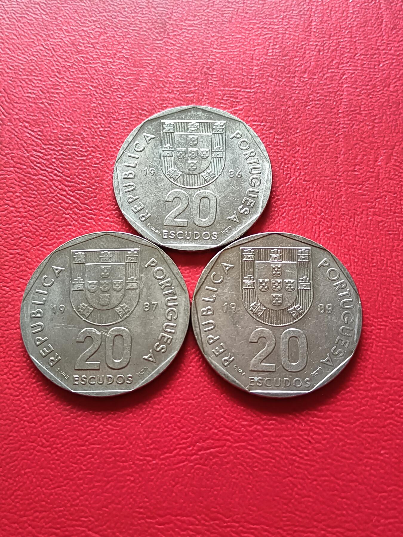 【云涧收藏】第三十一场 葡萄牙20埃斯库多3枚