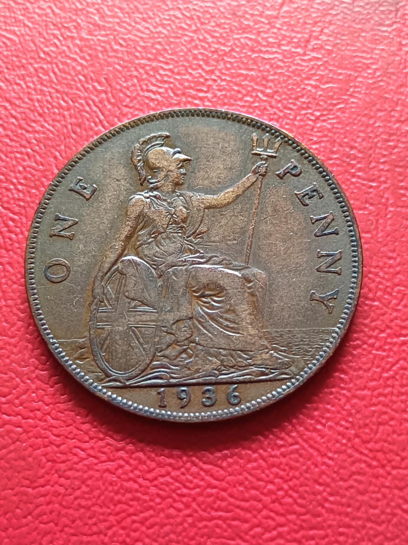 【云涧收藏】第三十一场 英国1936年乔五1便士