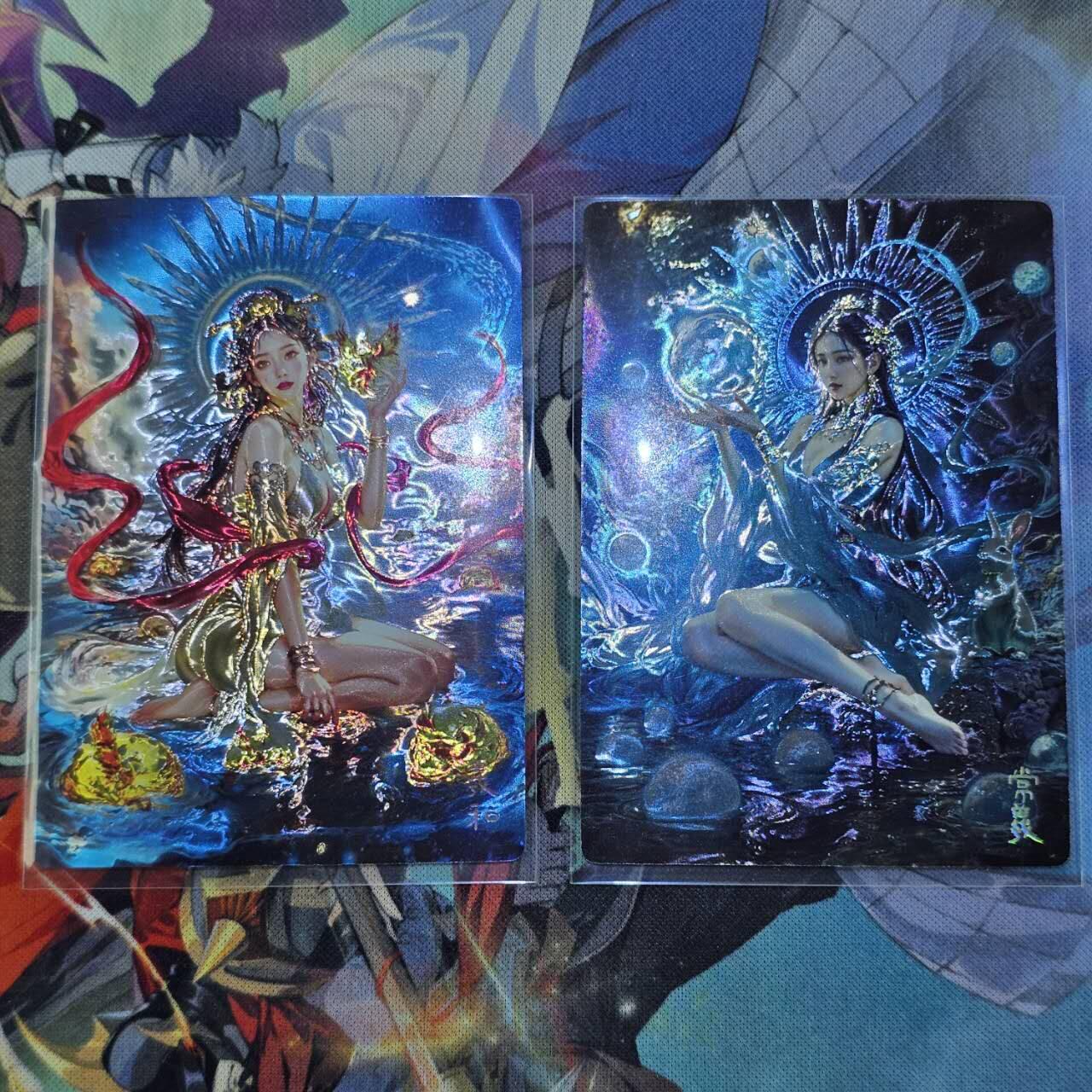 龙虎卡牌第39场 （无佣金，满120包邮，欢迎送拍） 光刻2张 奇点-羲和&常曦