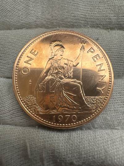 11.26散币、徽章专场 - 1970年英国1便士精制币