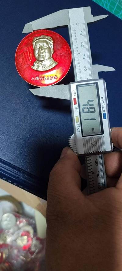 精品毛主席像章拍场 🔥🔥中年像🔥人间正道是沧桑🔥毛主席像章，