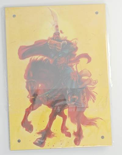 白泽拍卖卡牌手绘专场第18期（端午临中夏，时清日复长） 2024 昆仑万象 马上关公 摆台1个