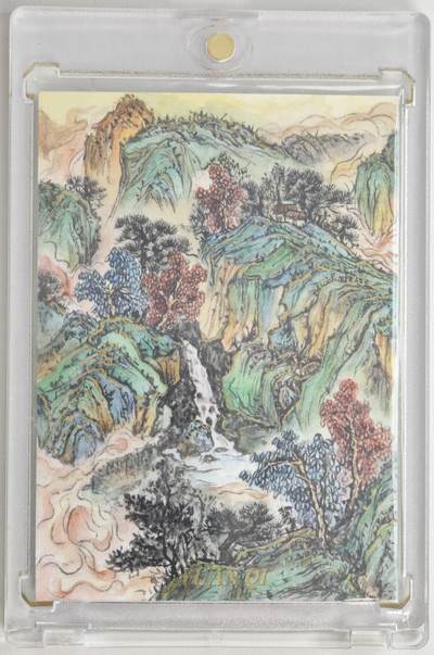 白泽拍卖卡牌手绘专场第18期（端午临中夏，时清日复长） 2024 未央手绘卡 翠意山河 春妹妹亲签 卡砖封装