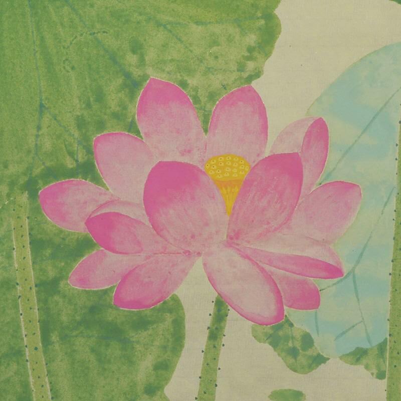 中国美术学院校友专场三 吕志泽国画《出水芙蓉》