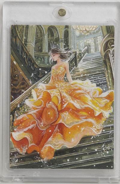 白泽拍卖卡牌手绘专场第18期（端午临中夏，时清日复长） 2024 丹麦阁手绘卡 绿野仙踪公主 枳实亲签 卡砖封装