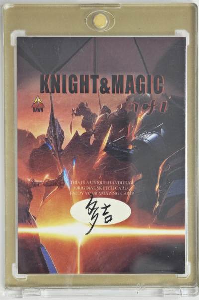 白泽拍卖卡牌手绘专场第18期（端午临中夏，时清日复长） 2025 多吉手绘卡 决战龙窟 多吉亲签 卡砖封装