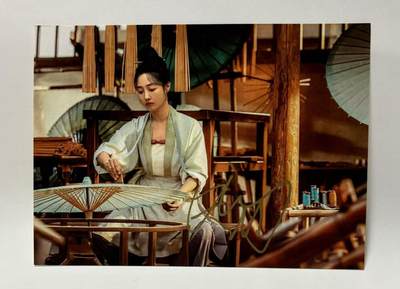 零元拍：白百合 亲笔签名《清明上河图密码》官方剧照卡，尺寸18/13CM - 零元拍：白百合 亲笔签名《清明上河图密码》官方剧照卡，尺寸18/13CM