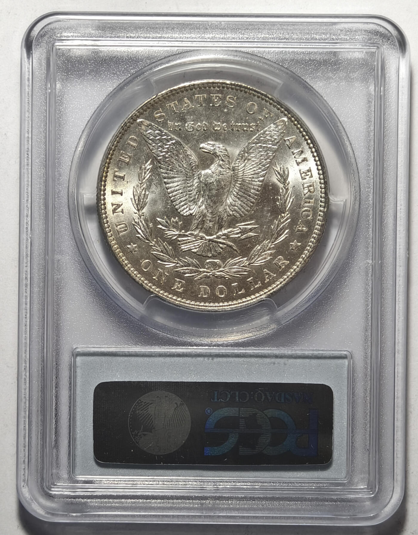 紫瑗钱币——第573期 美国 1888年 摩根 大头妹 1美元 银币 PCGS MS64 老盒 