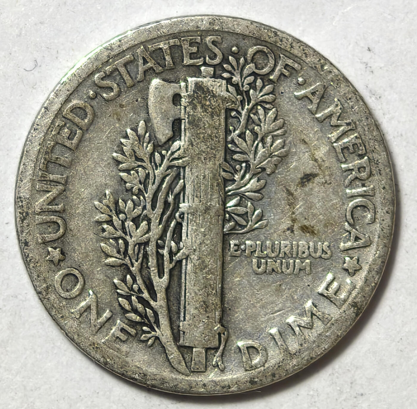 紫瑗钱币——第555期 美国 1920年 墨丘比利 小飞侠 10美分 2.5克 0.9银