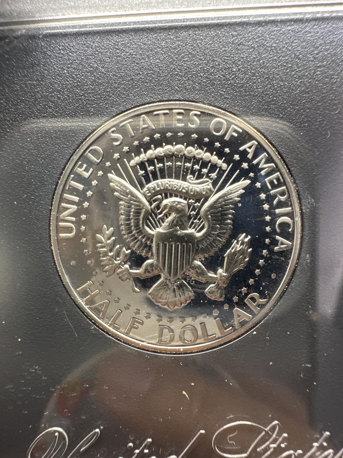 6.6精制币、套币、银币专场 1972年美国1分-50分5枚套装 S版精制币 原盒