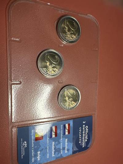 11.27银币、套币、精制币专场 - 2015年2欧元纪念币官方卡册 全新原装