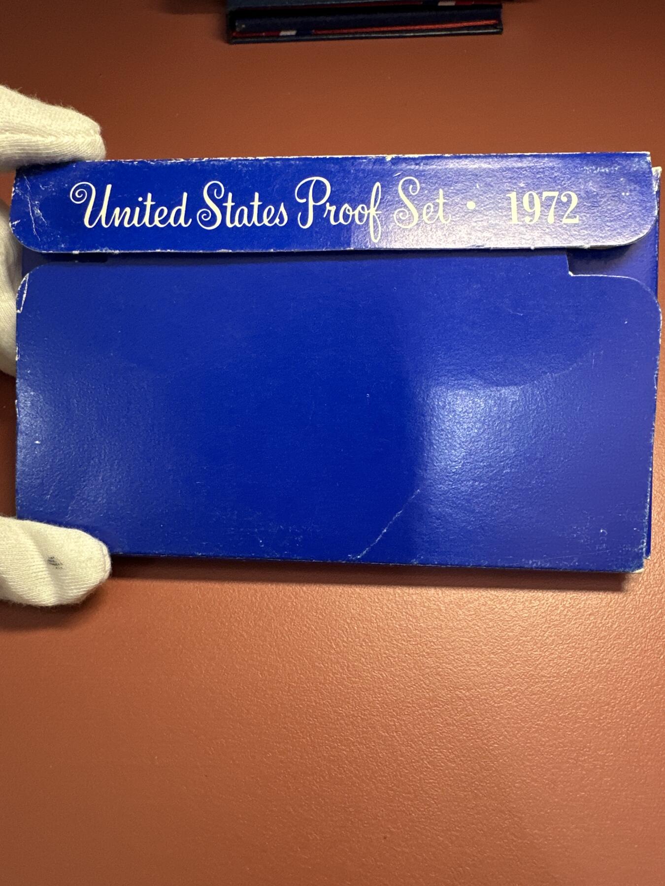 6.6精制币、套币、银币专场 1972年美国1分-50分5枚套装 S版精制币 原盒