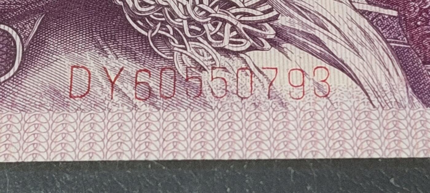 各种钱币拍场 🔥🔥重影🔥🔥小人渣🔥🔥钱坤评级 —8005—漫天飞雪、套印移位（背）、漏印、重影、裁切移位、漏墨！DY60550793，重影币是瑕疵币中的天花板级别。走过路过不要错过