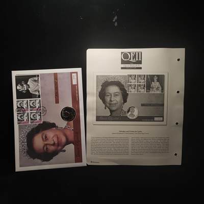 【铜匠收藏】★第115场★精品邮币封专场，无佣金，200包邮。不满200元，支付5元运费。《接受代拍 代送NGC评级》 - 伊丽莎白女王75岁纪念币 特立斯坦达2001年50便士 邮币封