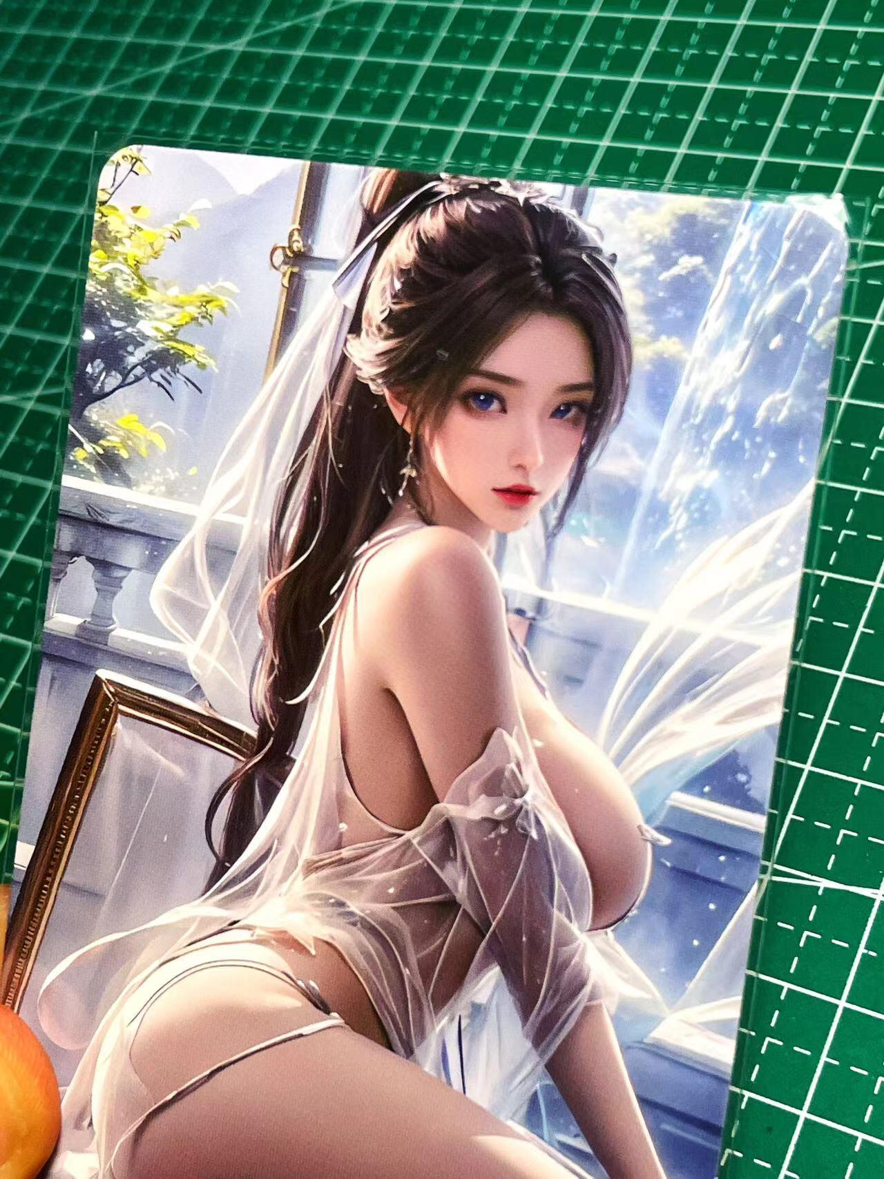 显眼宝17期 大家玩卡快乐 折光彩闪 陆雪琪 一张 小卡尺寸