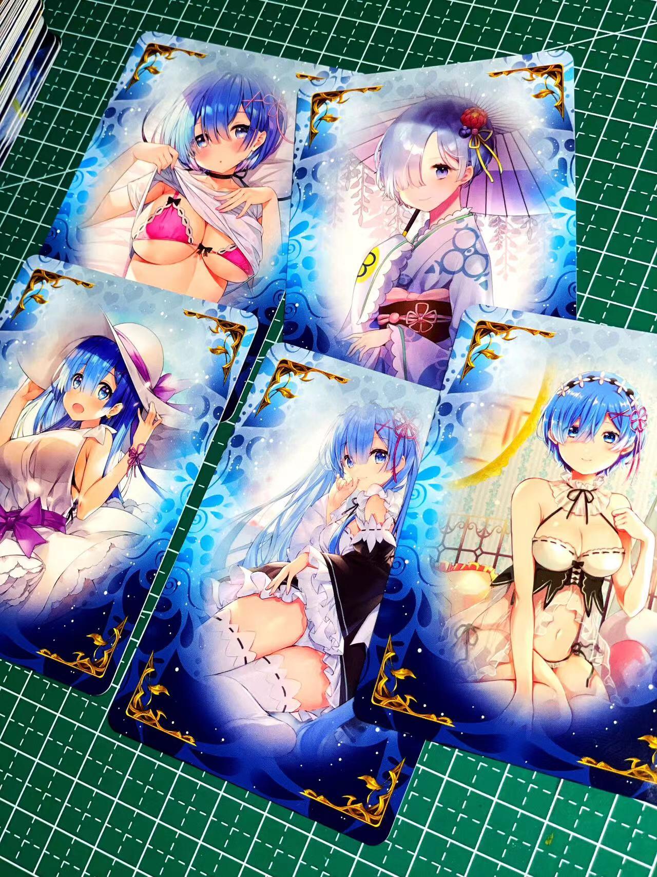 显眼宝17期 大家玩卡快乐 蕾姆 星星闪 5张  63*88