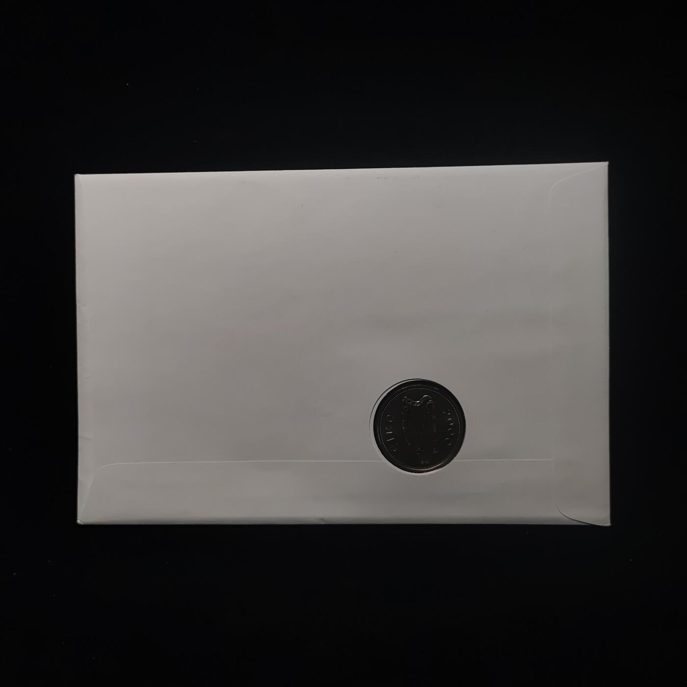 【铜匠收藏】★第115场★精品邮币封专场，无佣金，200包邮。不满200元，支付5元运费。《接受代拍 代送NGC评级》 爱尔兰 2000年 千禧年 1元 邮币封