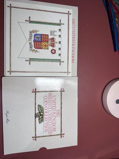 11.27银币、套币、精制币专场 - 1987年英国皇家铸币厂官方纪念币卡册，一套7枚