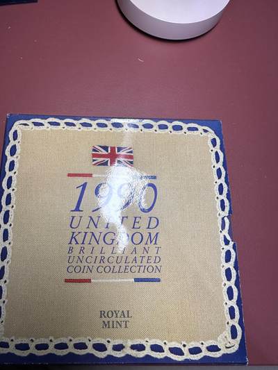 11.27银币、套币、精制币专场 - 1990年英国皇家铸币厂官方纪念币纪念币卡册 一套8枚 