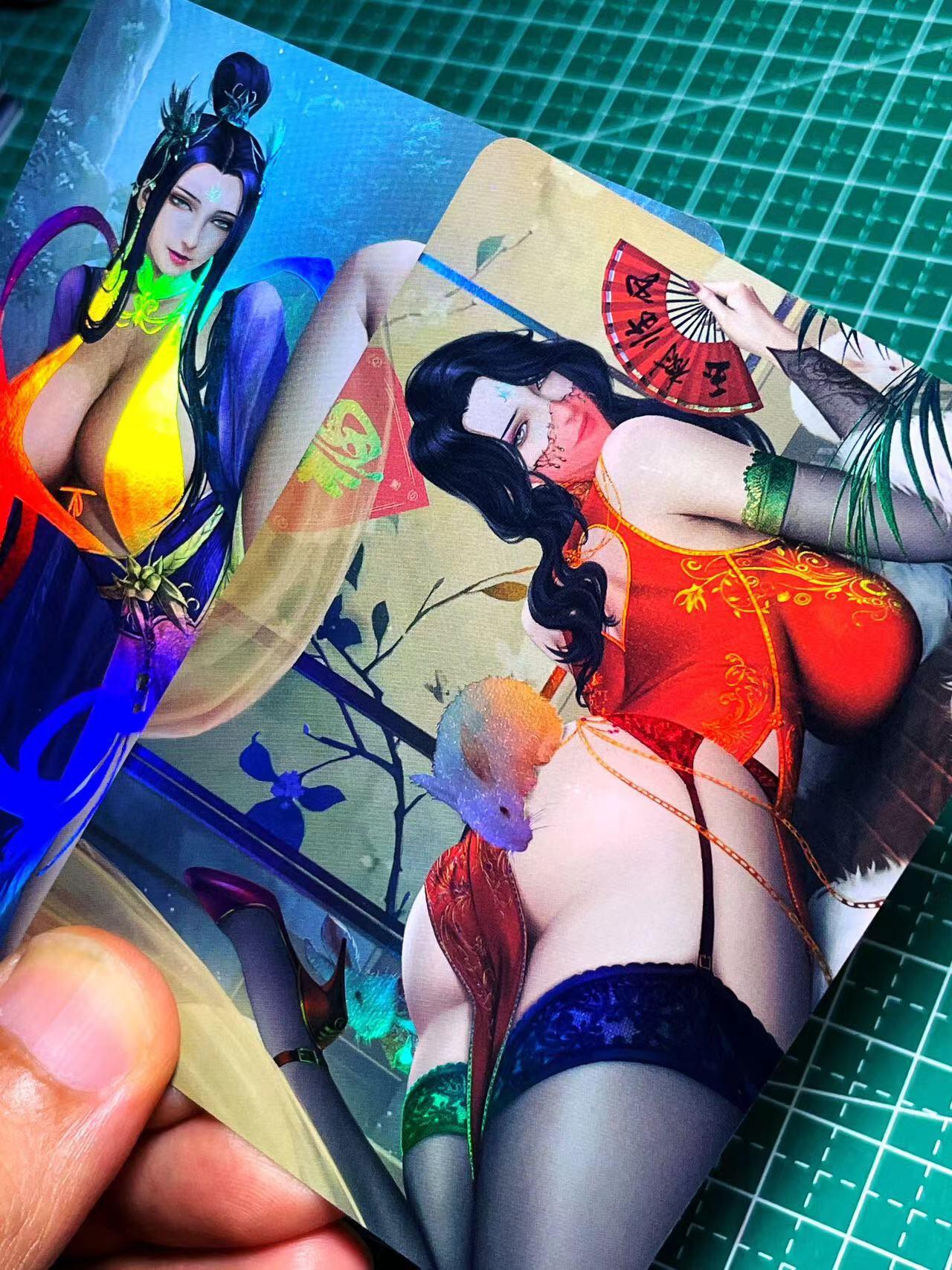 显眼宝17期 大家玩卡快乐 动漫卡2张 彩闪卡 正规卡   63*88